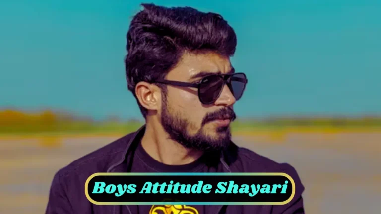 Boys Attitude Shayari​