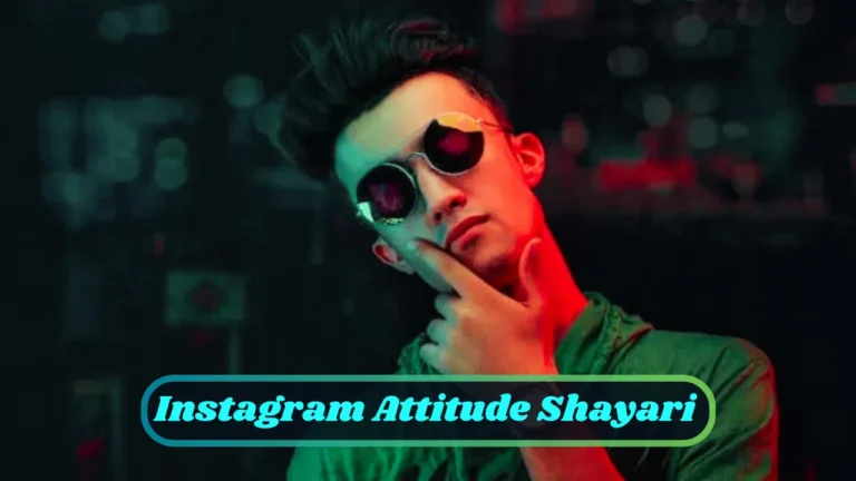 Instagram Attitude Shayari​