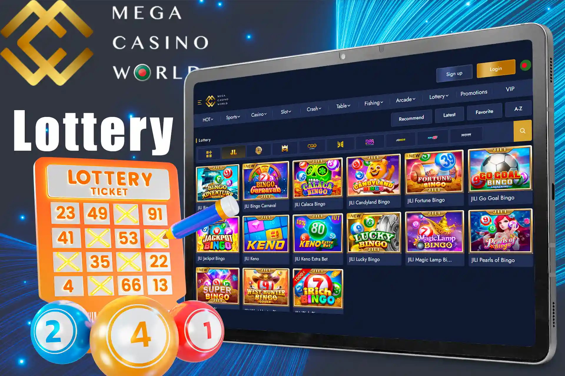 Mega Casino World Lottery